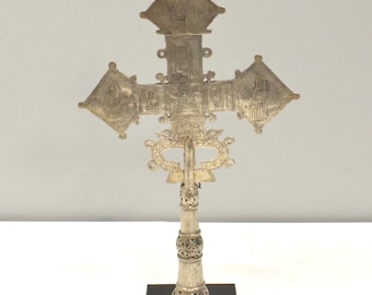 Ethiopian Silver Coptic Specter Cross