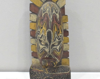 Papua New Guinea Head Statue Maira Mioko Island Deity Statue