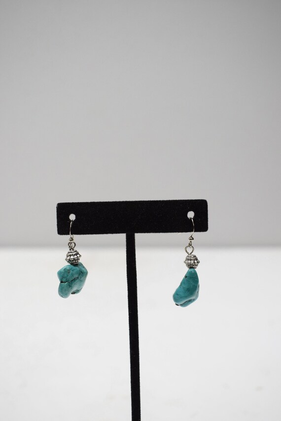 Earrings Stabilized Turquoise Dangle Earrings - image 1