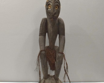 Papua New Guinea Carved Kwoma Statue Waskuk Hills
