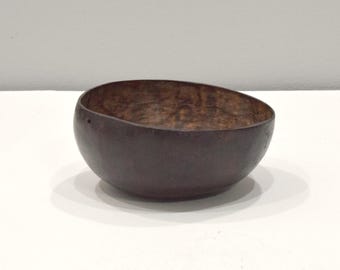 Philippines Dark Brown Coconut Bowl Ifugao Tribe