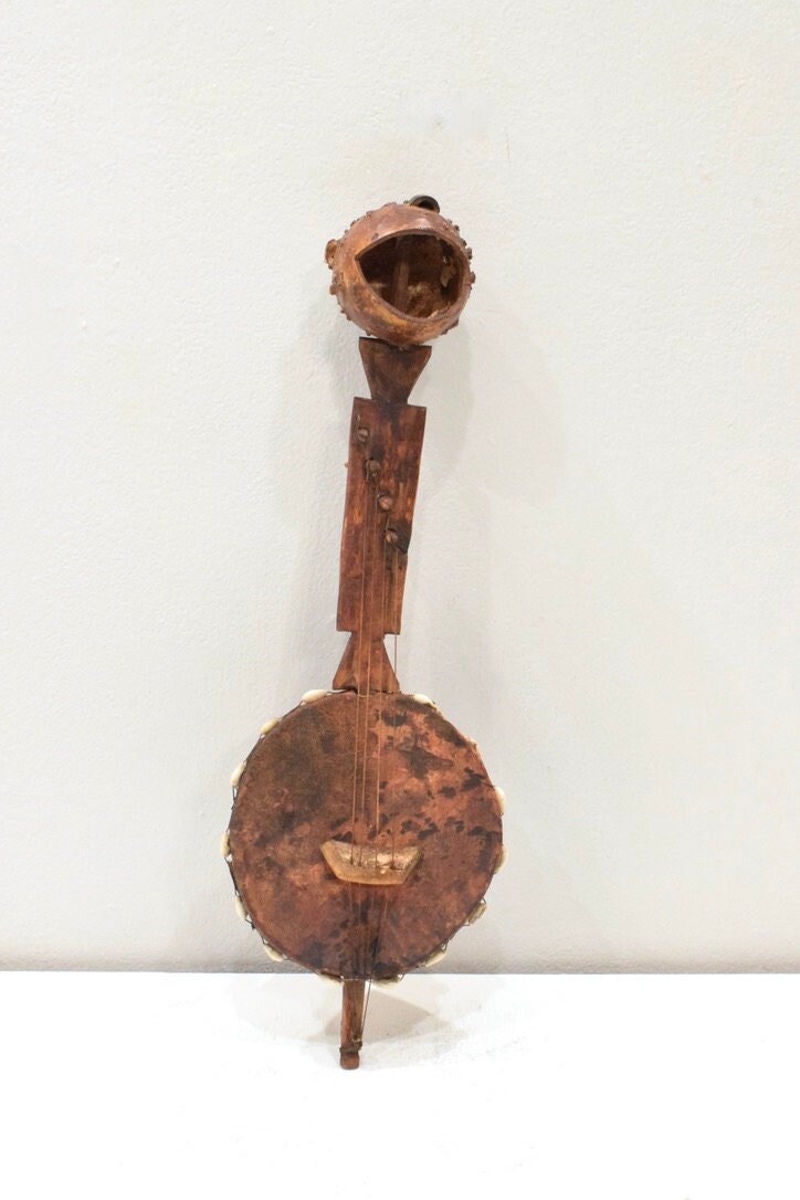 African Gourd Singer Guitar West Africa