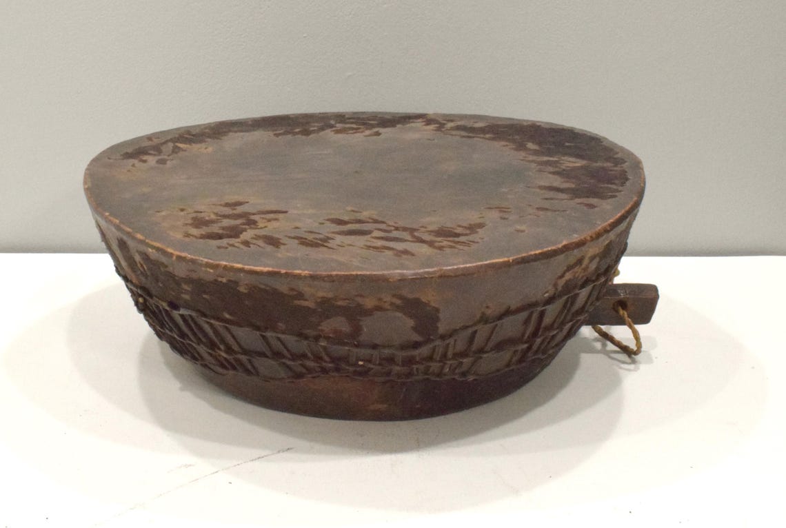 African Hide Ethiopian Drum, foto 3 di 5