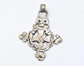 Ethiopian Silver Coptic Cross Tuareg Tribe North Africa