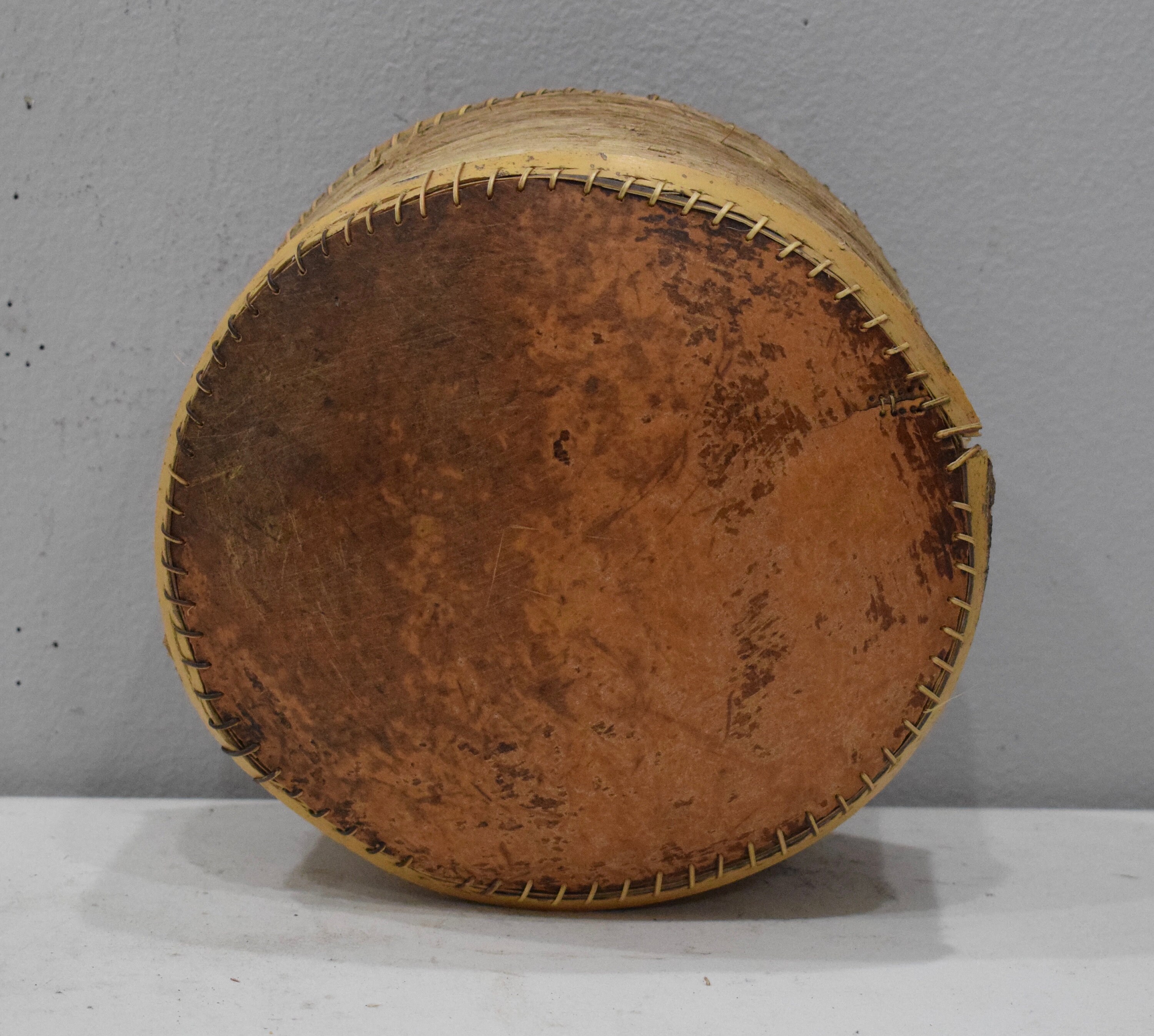 African Gourd Bark Box Burkina Faso Mali