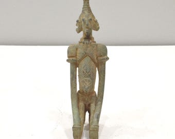 African Ashanti Bronze Statue Weight Ghana