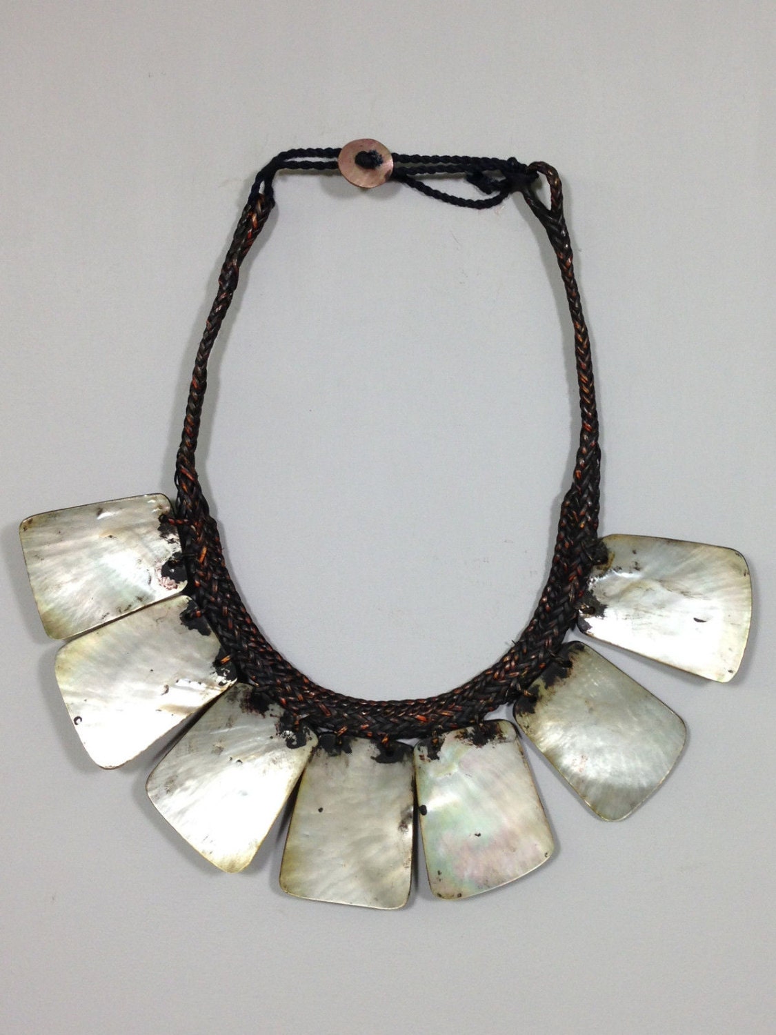 Tribal shell necklace clearance