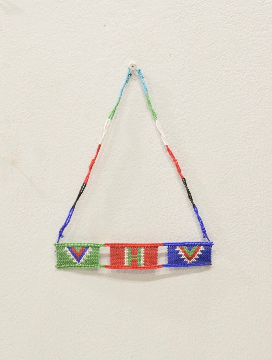African Zulu Love Letter Beaded Necklace - Etsy