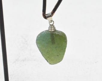 Roman Glass Chip Pendant