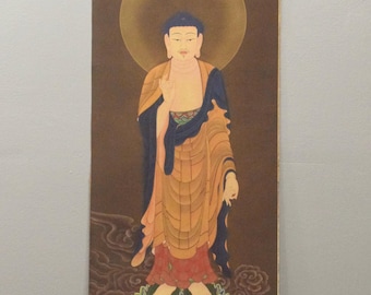 Tibetan Thangka Print Painting Buddhist Deity
