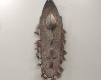 Papua New Guinea Mask Tambanum Mei Mask East Sepik River