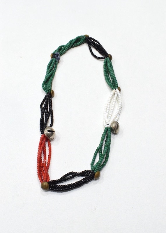 African Zulu Twisted Strand Necklace South African Gem