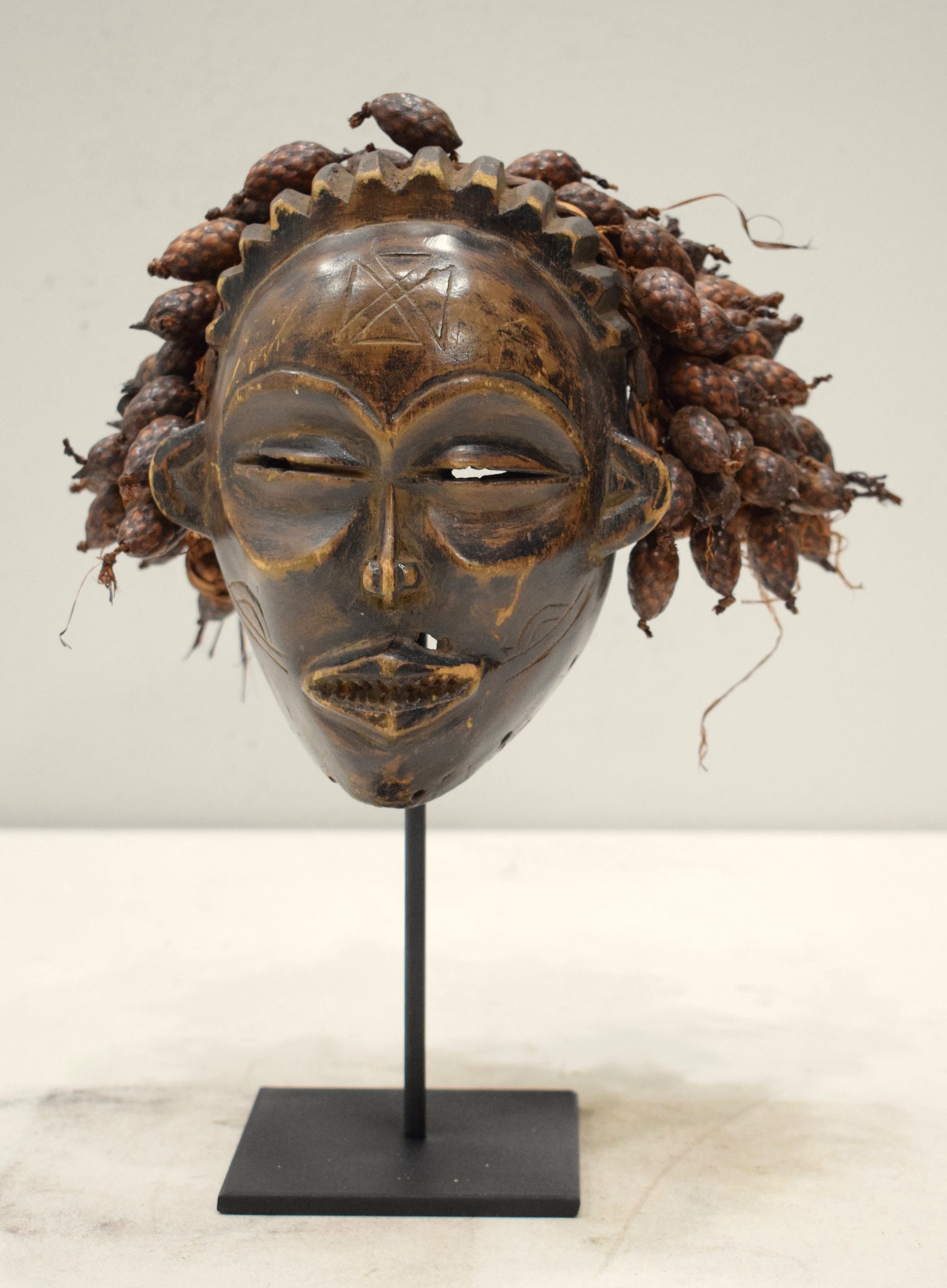 Mask African Chokwe Female Angola Mask