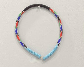 African Zulu Beaded Ring Necklace South Africa