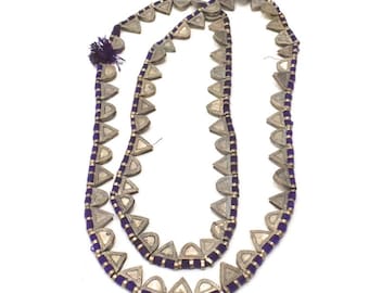 Ethiopian Silver Telsum Prayer Pendant Strand