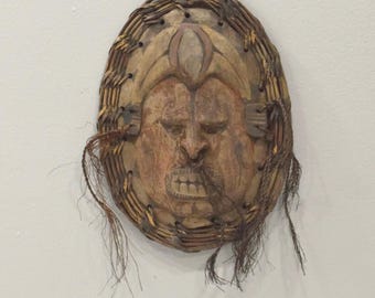 Papua New Guinea Mask Tambanum Big Mouth Spirit Mask East Sepik River