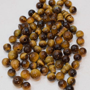 Beads Tiger-Eye Round Beads  9- 10mm