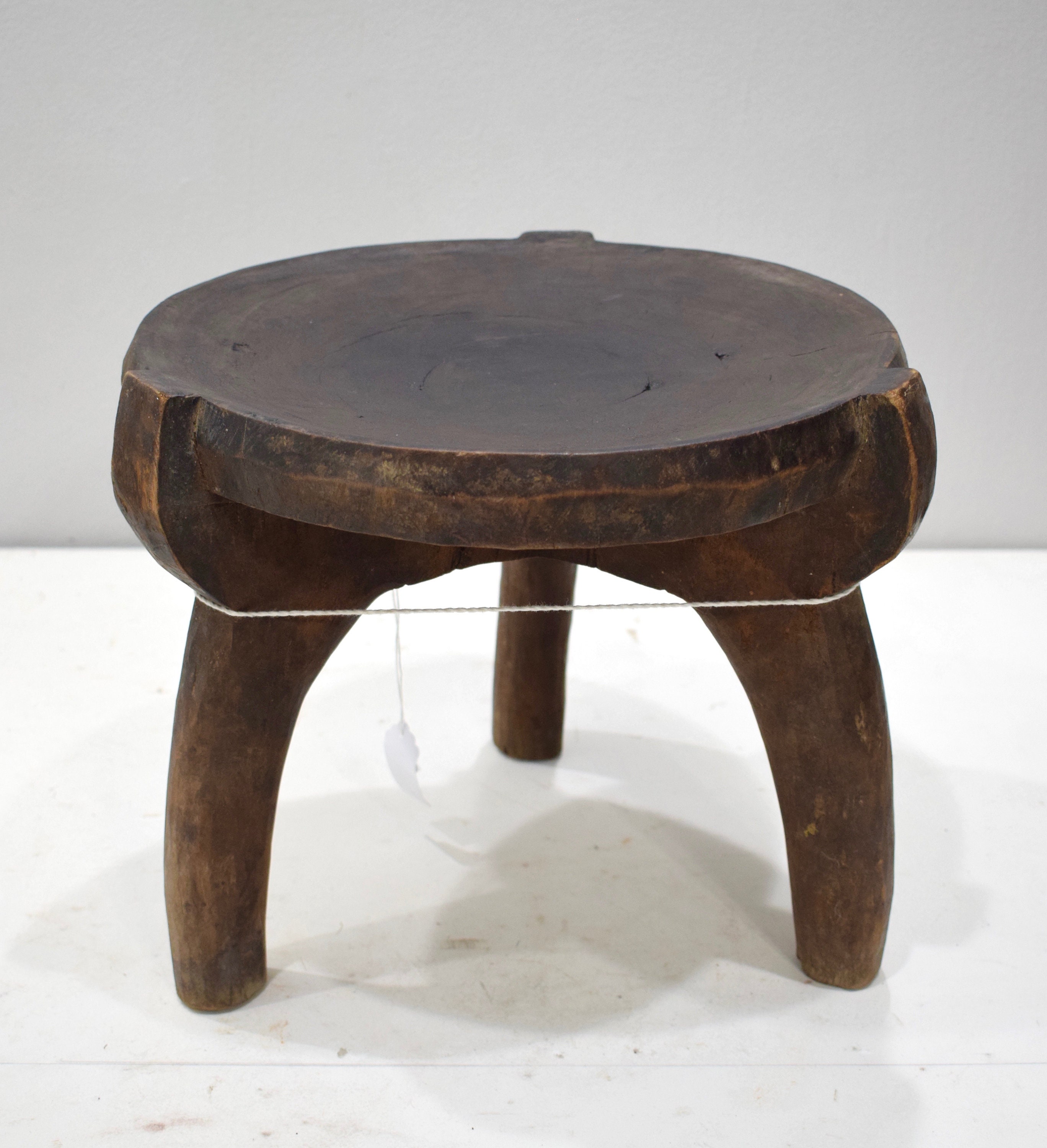 African Stool Gogo Tribe Tanzania Carved Wood Prestige Stool