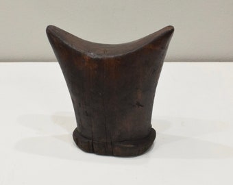 African Headrest Ethiopian Gurage Mens Wood Headrest