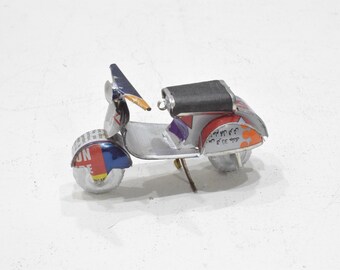 Tin Can Vespa Scooters 4" Tin Toy
