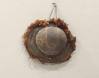 Mask Papua New Guinea Coconut Shell Mask