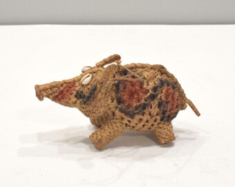 Papua New Guinea Woven Fiber Dream Spirit Pig Latmul Tribe