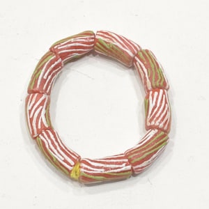 Afrikanische Krobo Glasperlen Armband Ghana Westafrika