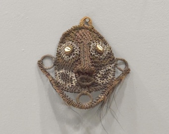 Mask Papua New Guinea Coconut Shell Mask