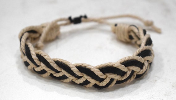 Bracelet Assorted Woven Fiber Leather Tie Adjusta… - image 6