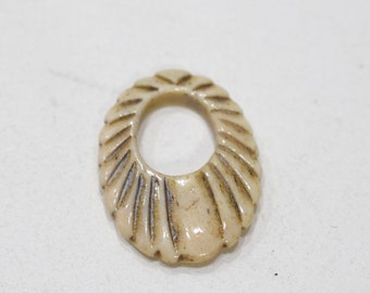 Beads Indonesian Bone Oval Ring Bead 34-35mm