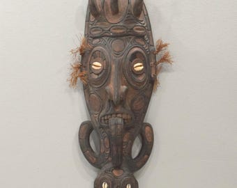 Papua New Guinea Mask Andingam Dance Mask Sepik River