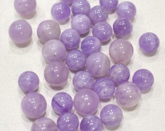 Beads Amethyst Milky Lavender Beads 10-12mm