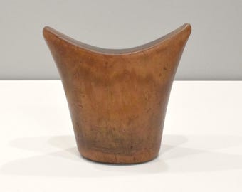 African Headrest Ethiopian Gurage Mens Wood Headrest