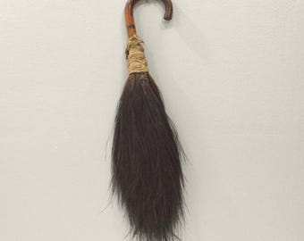 Papua New Guinea Fly Whisk Cassowary Feathers