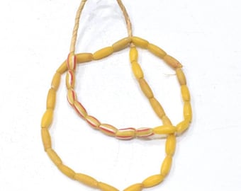 African Stripped Watermelon Beads Ghana