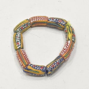 Afrikanische Krobo Glasperlen Armband Ghana Westafrika