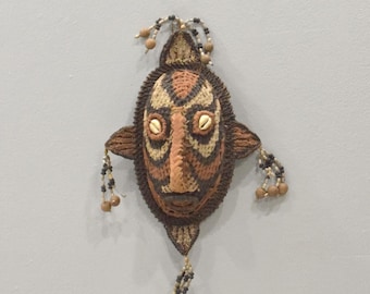 Mask Papua New Guinea Coconut Shell Mask