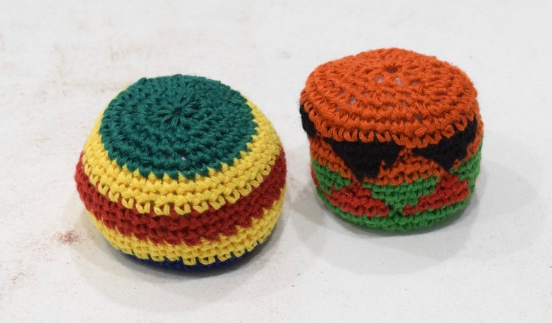 Hacky Sack Kick Ball 100/% Cottom Guatemala Made 2 Per Order