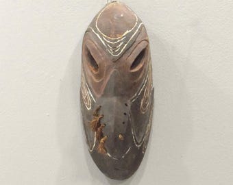 Mask Papua New Guinea Passam Sepik River Spirit Mask