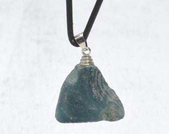 Roman Glass Chip Pendant