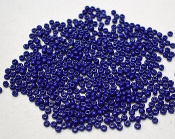 Beads Royal Blue Glass Beads 4mm