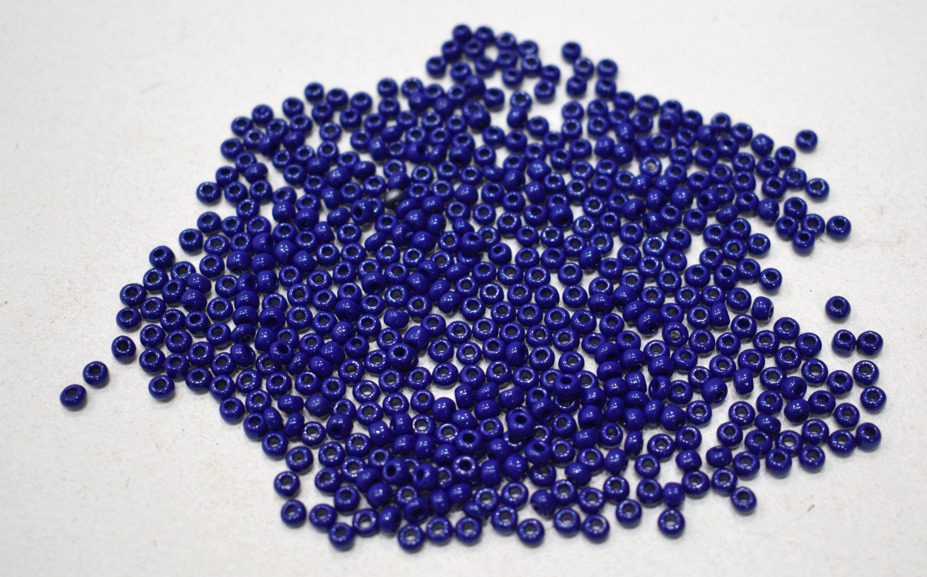 Beads Royal Blue Glass Beads 4mm