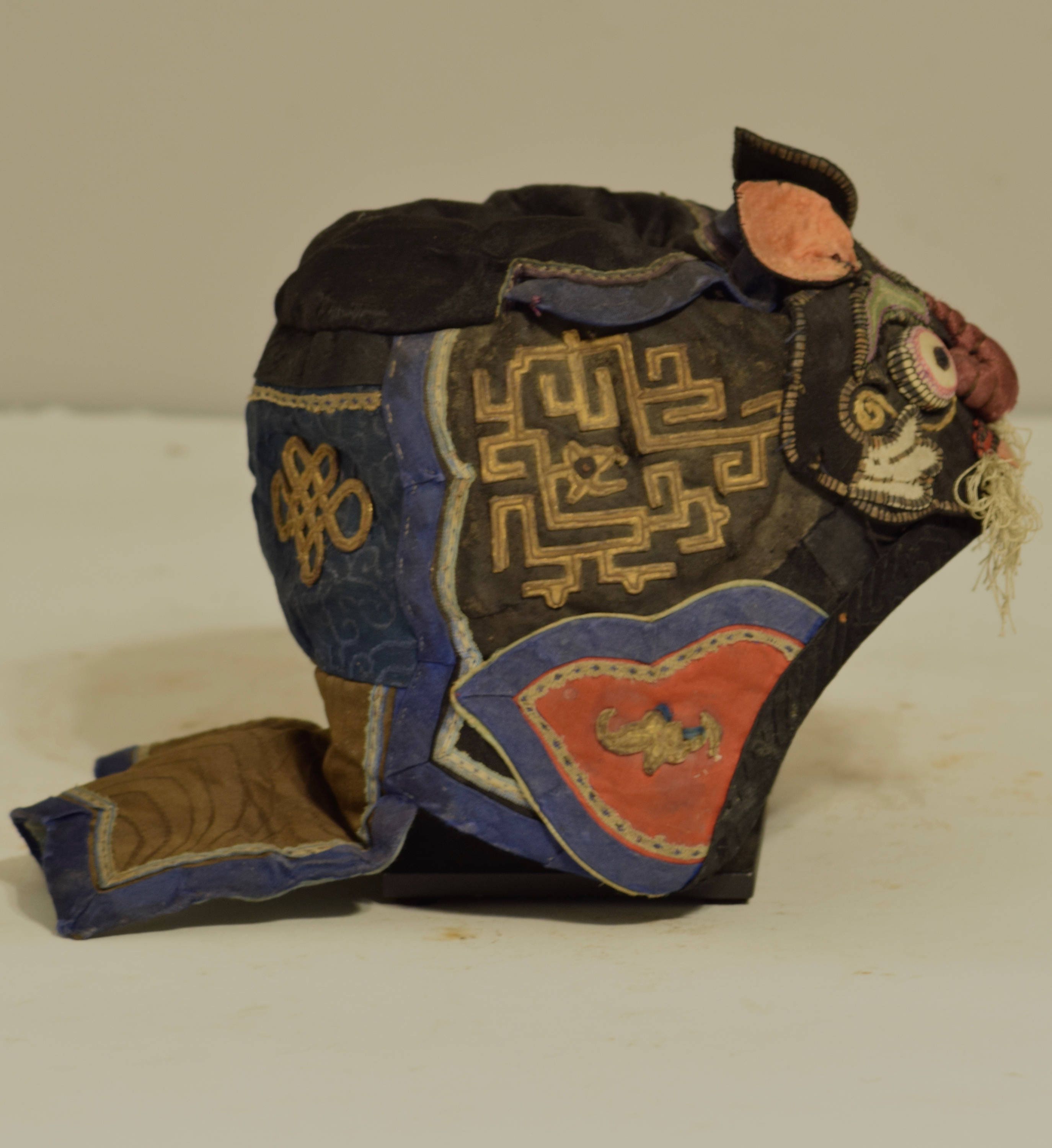 Chinese Baby Hat Embroidered Tiger Handmade Old Traditional Good