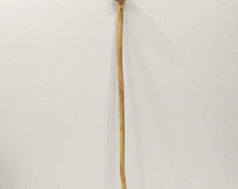 African Zulu Tribe Rungu Wood Carved Faceted Throwing Club