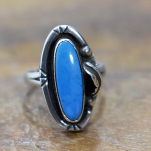 Ring Sterling Silver Turquoise  Stone Ring