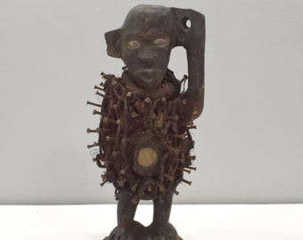 African Nail Fetish Songye Tribe DRC