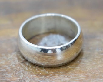 Ring Sterling Silver Shiny Band Ring