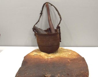 African Kamba Witch Doctors  Bag Healing Woven Bag Kenya