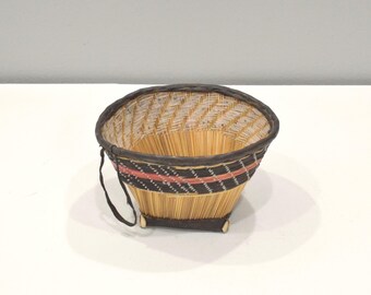 African Mossie Reed Rattan Basket