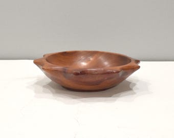 Philippines Ifugao Star Burnished Wood Bowl